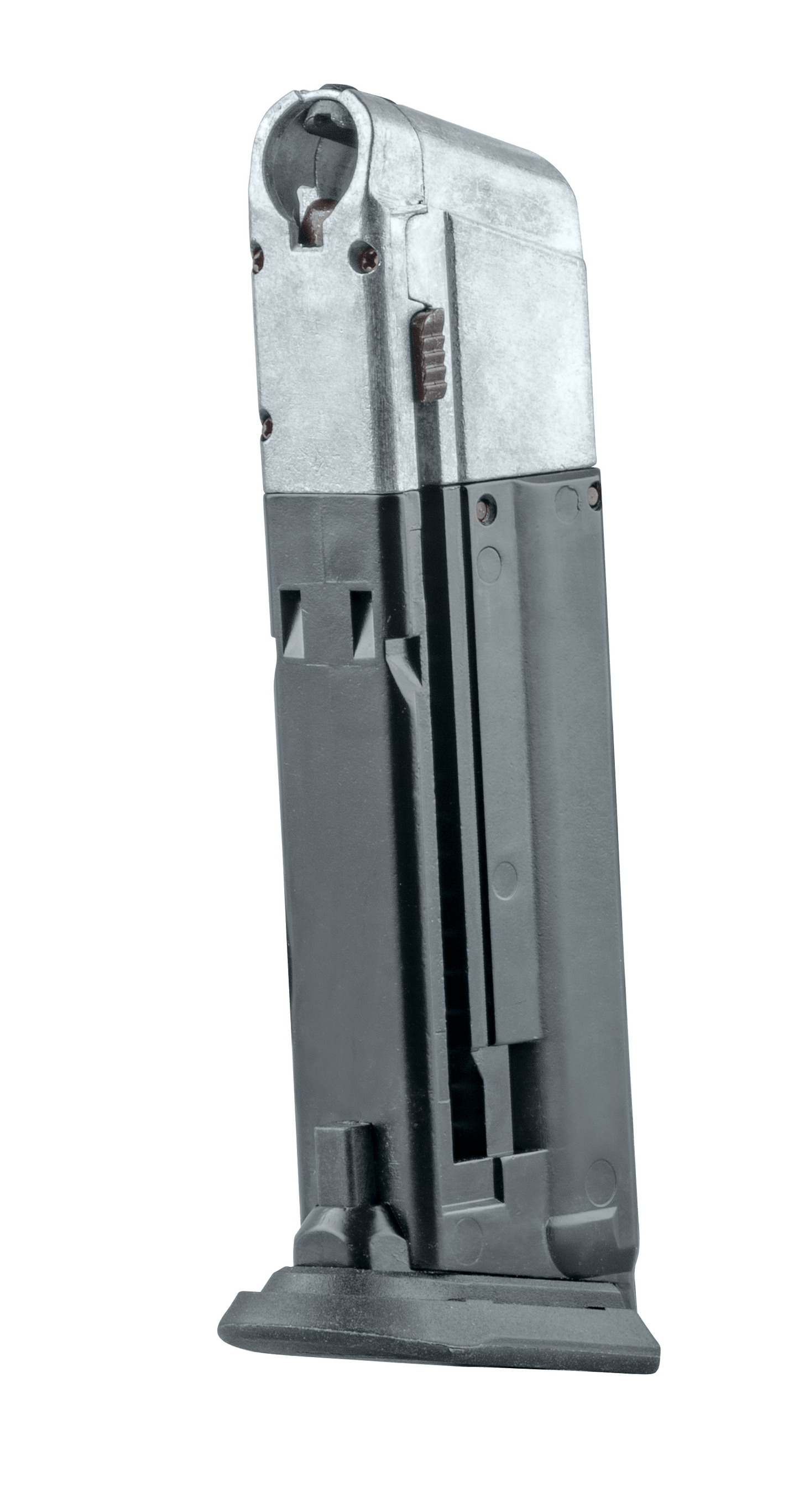 Chargeur PPQ M2 T4E Cal 43 Walther pour pistolet, accessoire essentiel pour tir et entraînement.