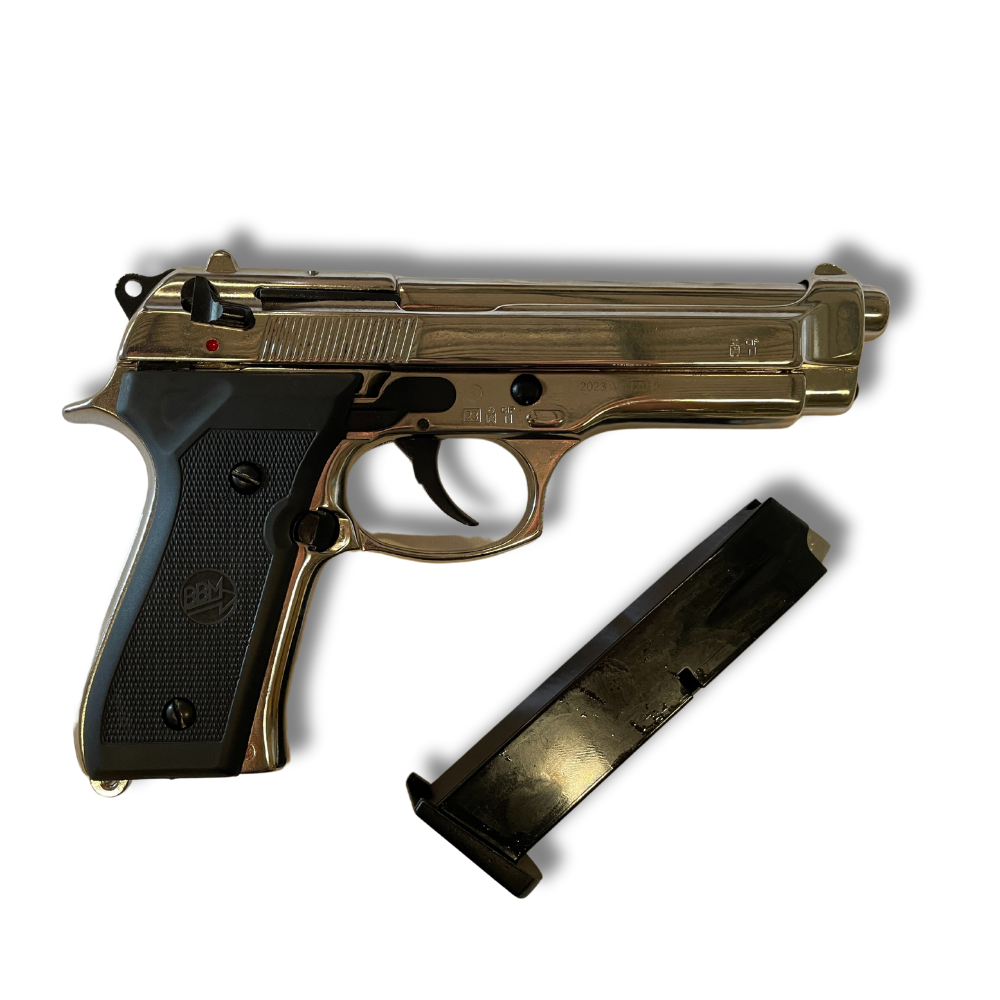 Bruni 92 9mm P.A.K Nickel C12