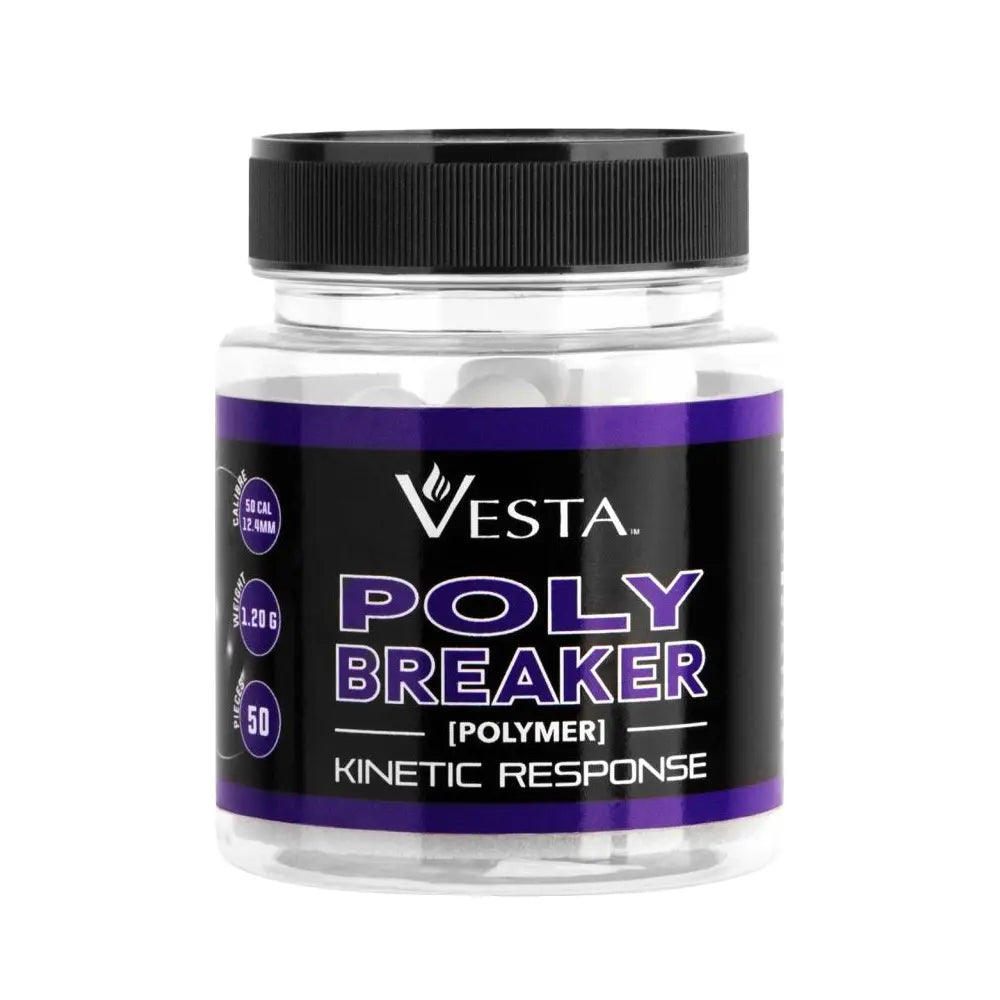 Balles polymères VESTA POLYBREAKER CAL.50
