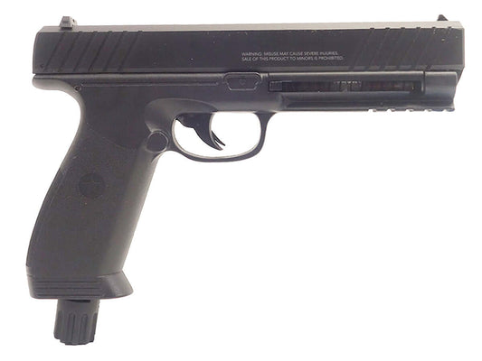 VESTA Pistolet Semi-Auto CO2 12gr PDW50 Cal .50 Gen 2 17 Joules côté droit, compact et ergonomique pour défense.