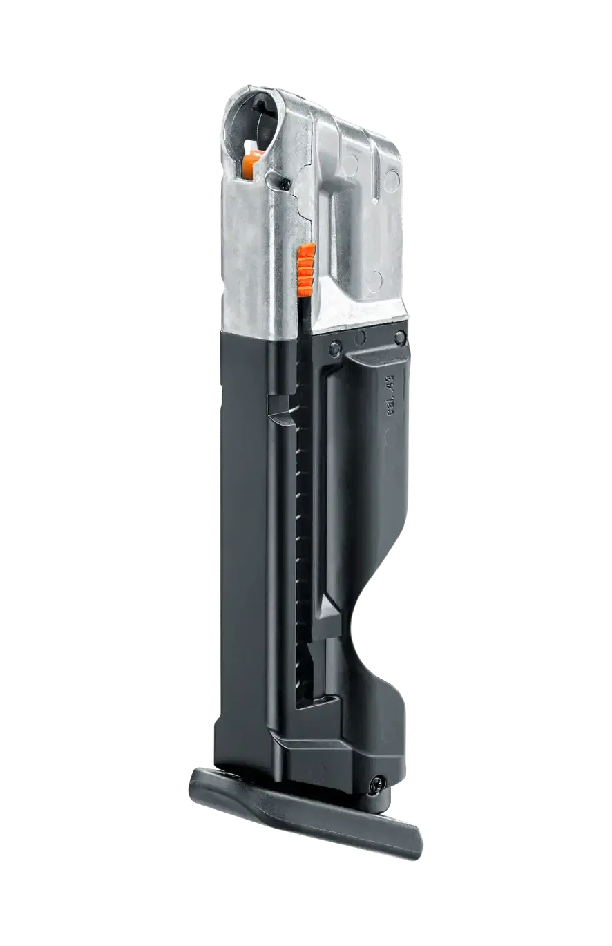 CHARGEUR GLOCK 17 GEN5 T4E CAL 43 PAINTBALL - 8 COUPS pour pistolet CO₂ .43