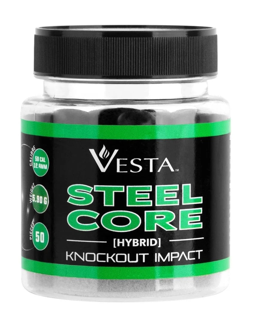 Balles VESTA STEEL CORE CAL.50