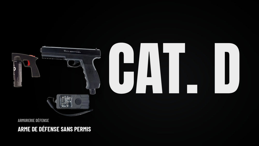Arme de défense sans permis : la liste des armes de catégorie D en vente libre — Armurerie Défense