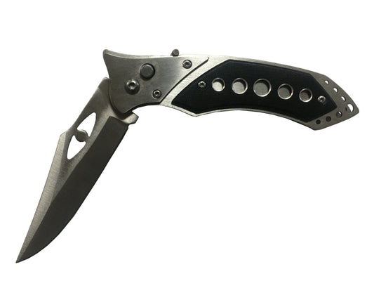 Couteau automatique Gris et Noir - lame 9cm