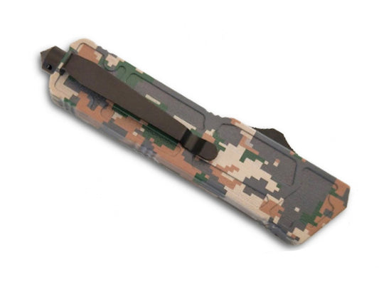Couteau automatique brise-vitre lame 9cm Camo
