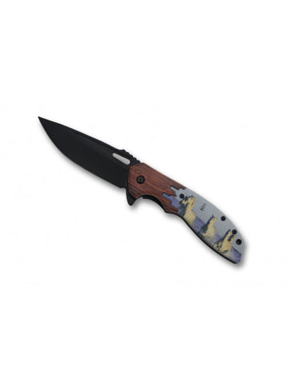 Couteau Chevaux de Camargue Lame 9cm