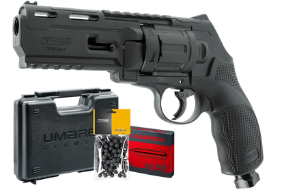 PACK PRET A TIRER T4E TR50 GEN.2 CAL 50 - 7.5 J (100 BILLES, 5 CO2, MALLETTE)