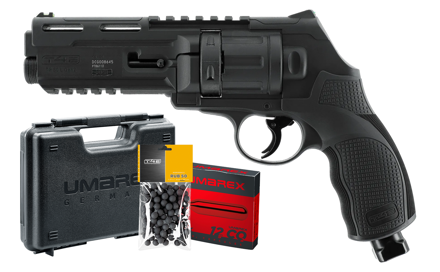 PACK PRET A TIRER TR50L T4E CAL 50 - 13J (100 BILLES, 5 CART CO2, MALLETTE)