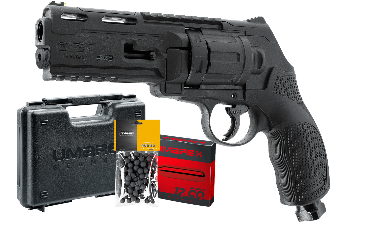 PACK PRET A TIRER TR50L T4E CAL 50 - 13J (100 BILLES, 5 CART CO2, MALLETTE)