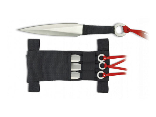 Couteau de lancer avec ruban (x3)