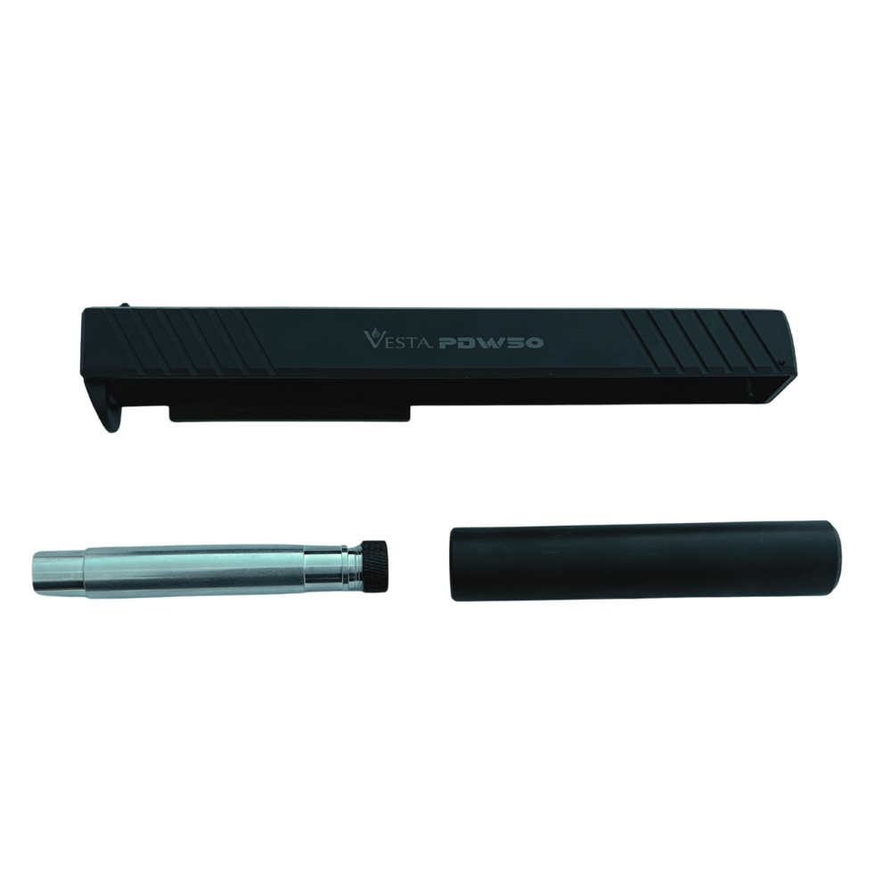 TACHYON P – Canon, rallonge et culasse pour VESTA PDW50, kit de conversion complet.