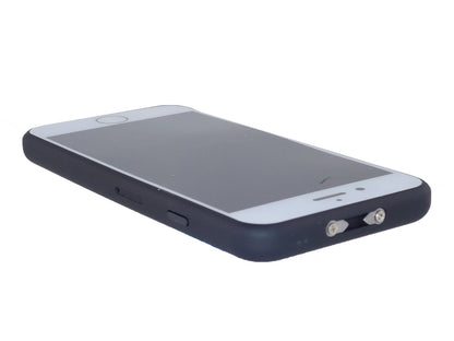 Shocker Phone 6 000 000 V blanc/écran noir Lampe 80Lm et Alarme