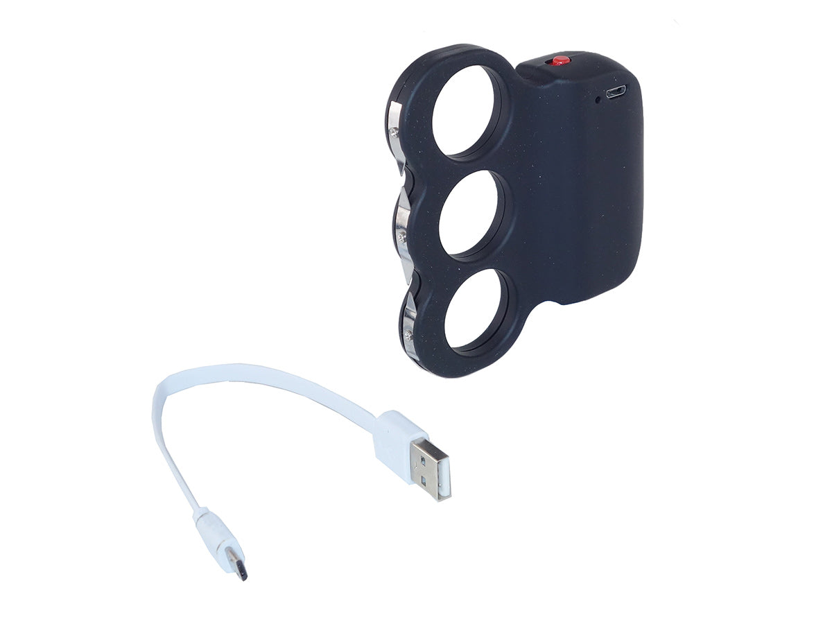 Shocker Z100 Poing Americain 3 doigts 3 000 000 V accu rechargeable