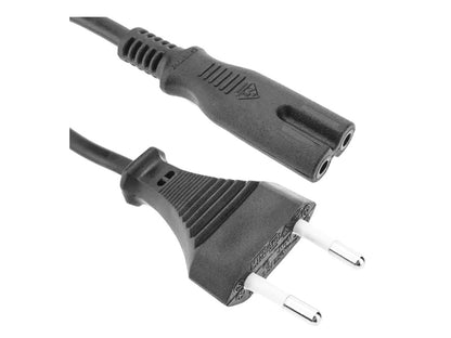 Câble d'alimentation, avec prise EU Connecteur C7, type C (22cm long)