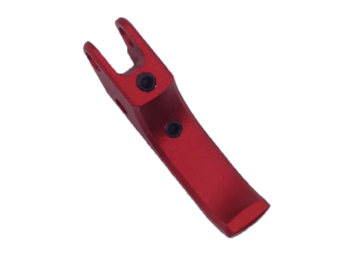ASG Détente Custom SAO anodizée rouge pour CZ SP-01 Shadow en aluminium usiné, léger et résistant.