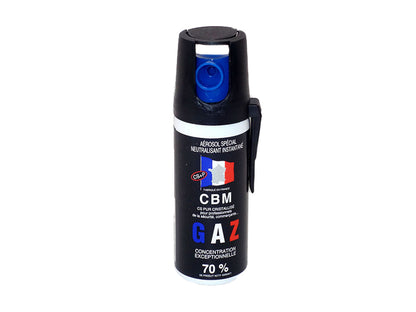 Aérosol de défense GAZ 50ML CS