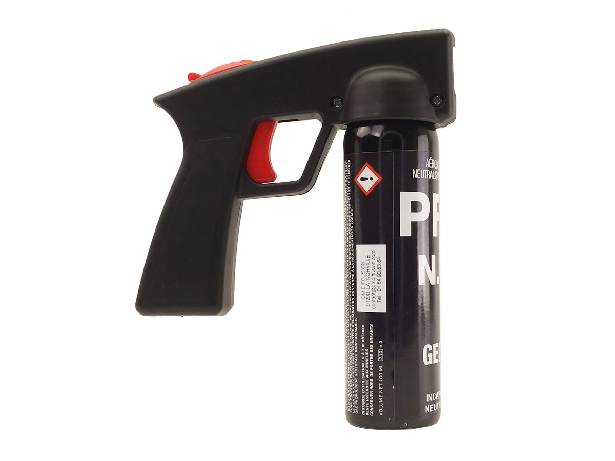 Aérosol de défense GEL 100ML CS Poignée NG (15sec 6m)