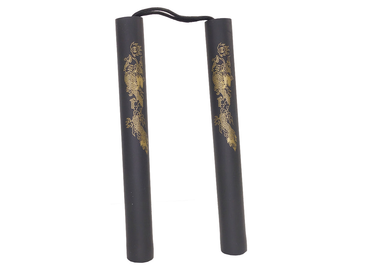 Nunchaku Mousse Noir 29cm dia. 3.1cm Corde 13cm