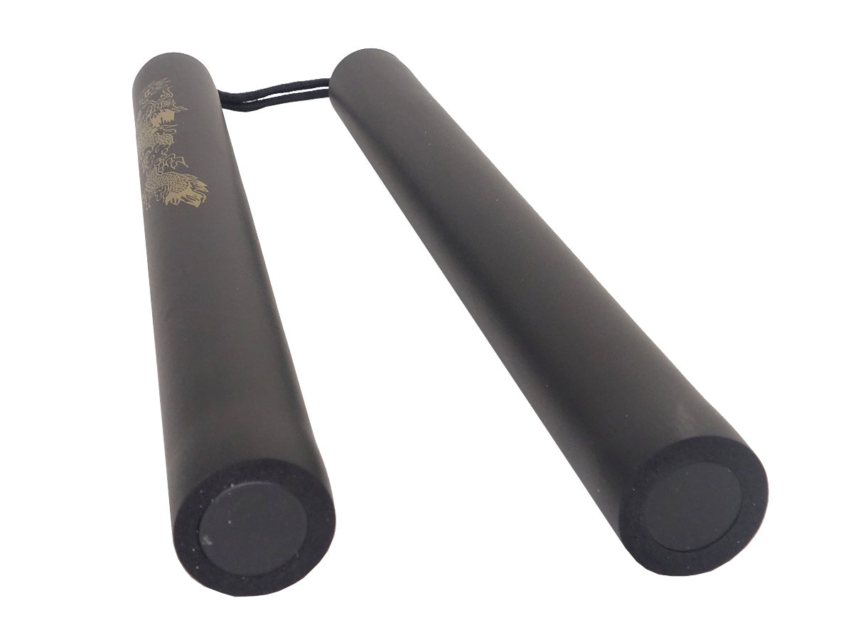 Nunchaku Mousse Noir 29cm dia. 3.1cm Corde 13cm