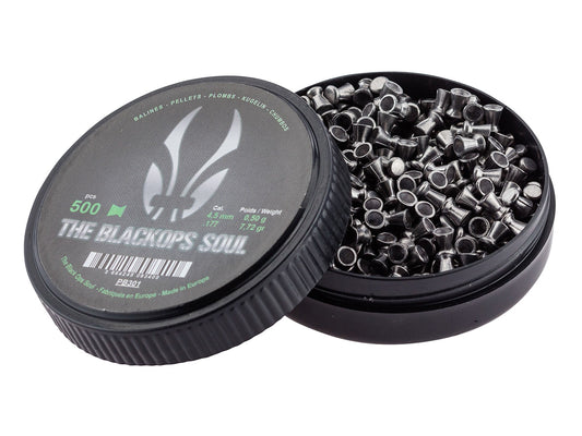 BLACKOPS Plombs plats 4.5mm(.177) (x500)