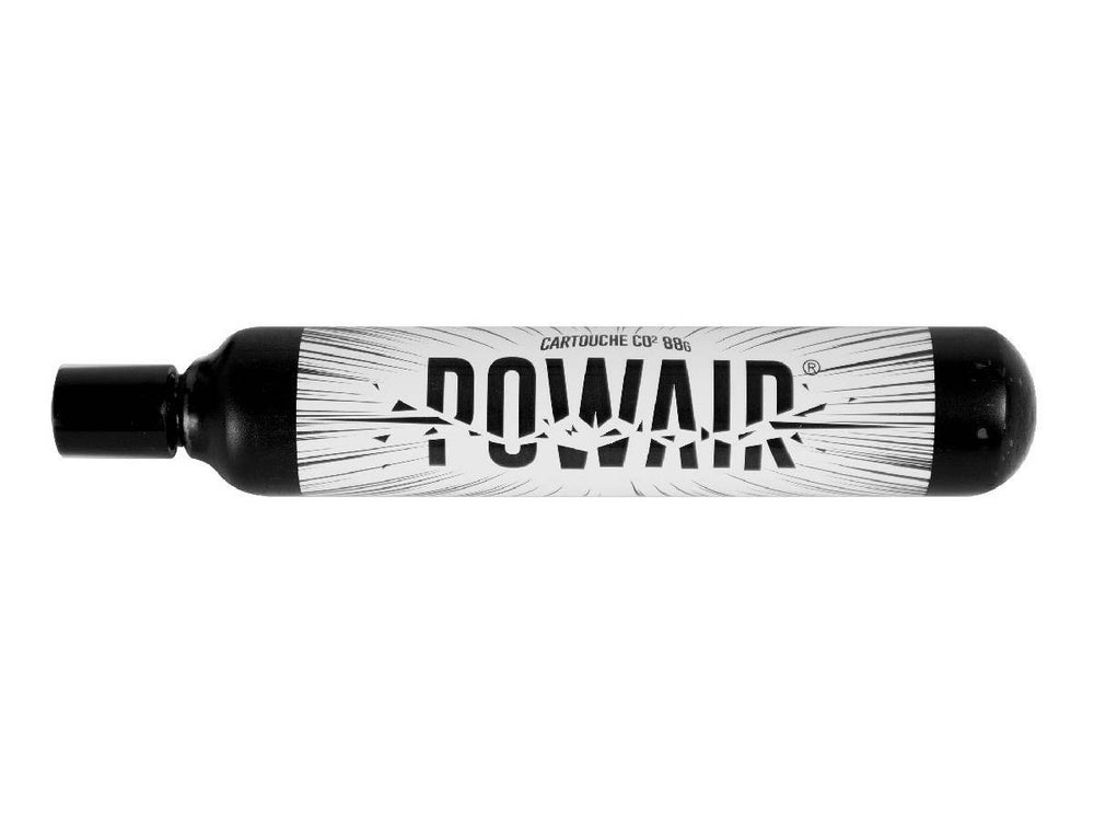 Cartouche CO₂ POWAIR 88g – Capsule CO₂ pour armes à air comprimé avec grande capacité.