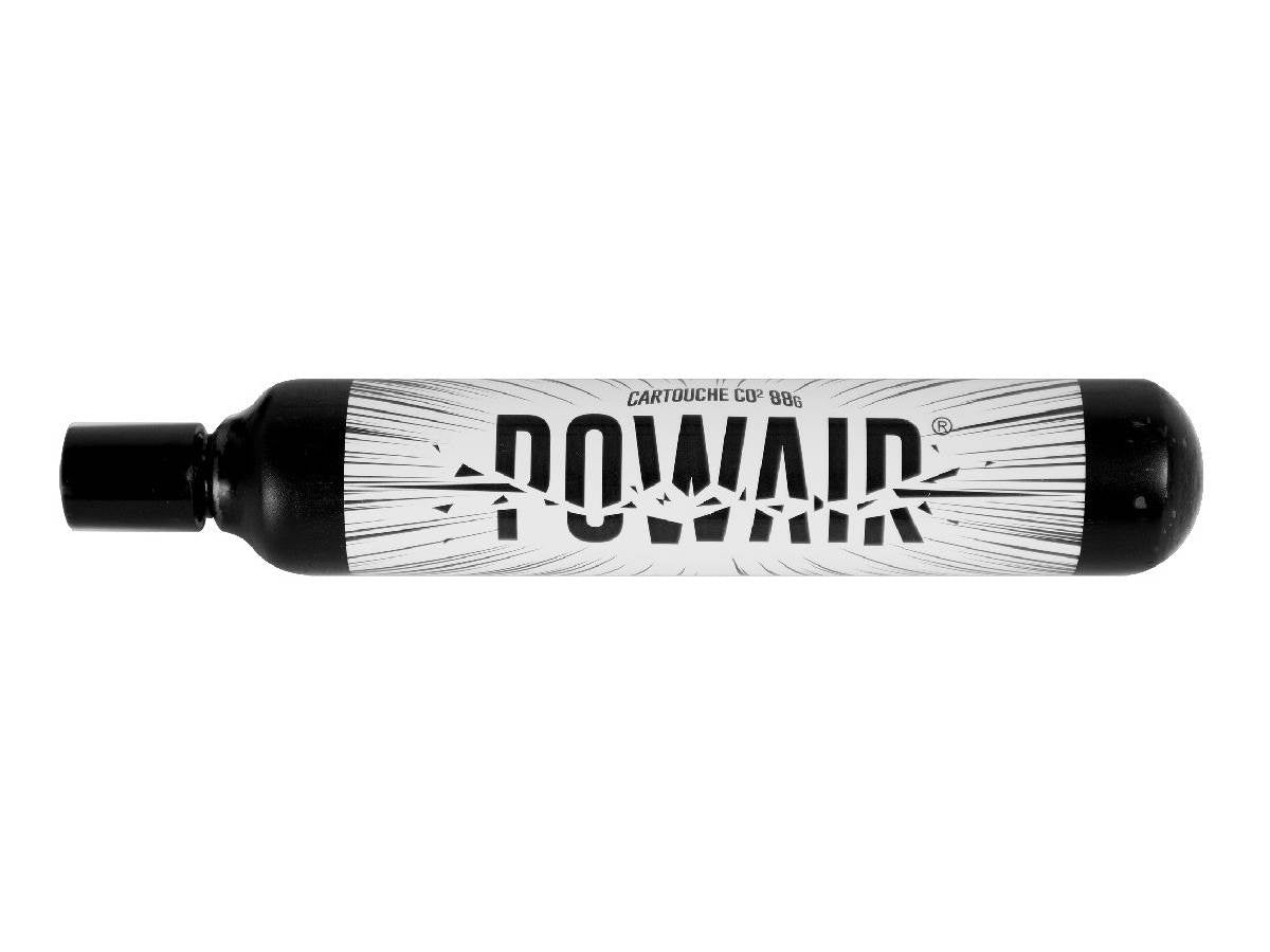 Cartouche CO₂ POWAIR 88g – Capsule CO₂ pour armes à air comprimé avec grande capacité.
