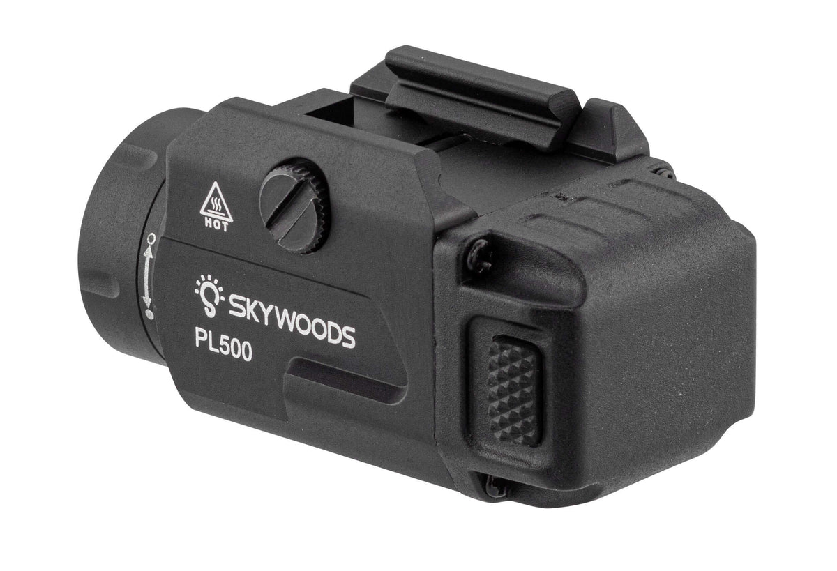 Skywoods Lampe tactique Rafale 500 Lm IP65 - lampe résistante pour professionnels et passionnés.