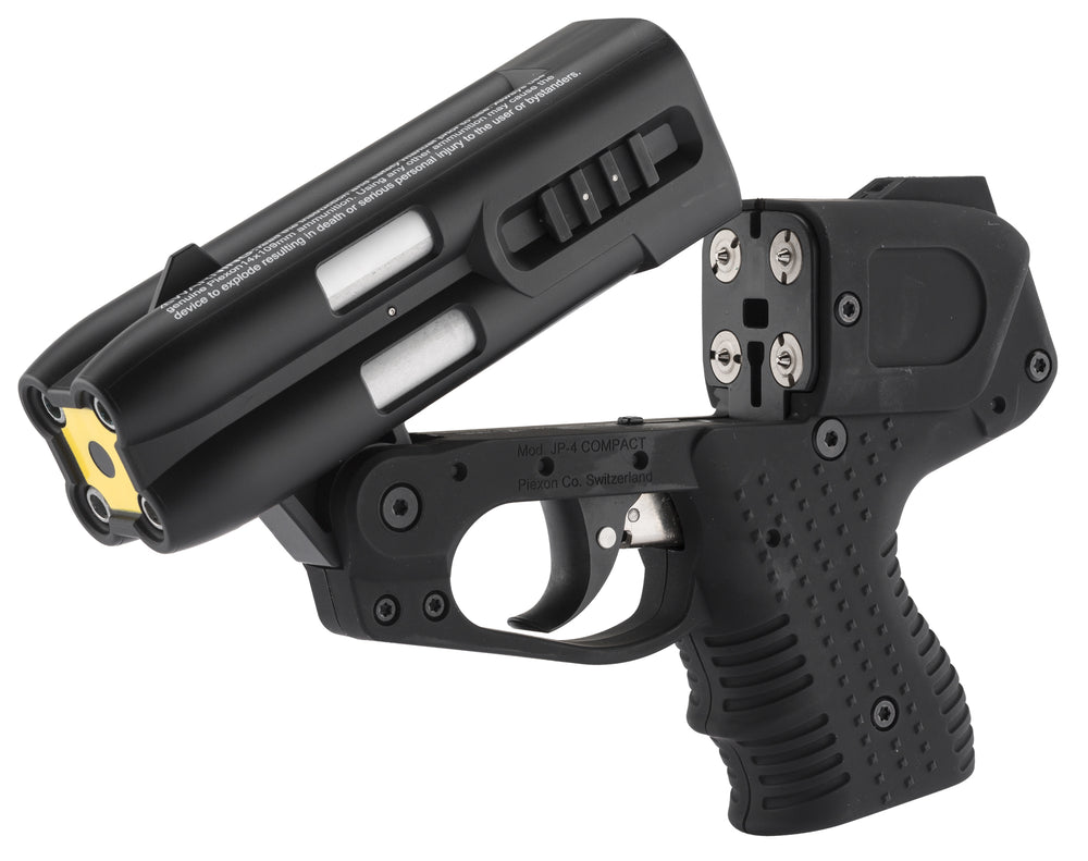 PIEXON JPX4 Compact pistolet lanceur poivre 4 coups noir + 4 cartouches