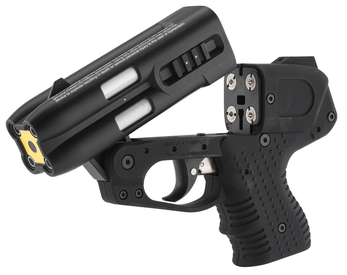 PIEXON JPX4 Compact pistolet lanceur poivre 4 coups noir + 4 cartouches
