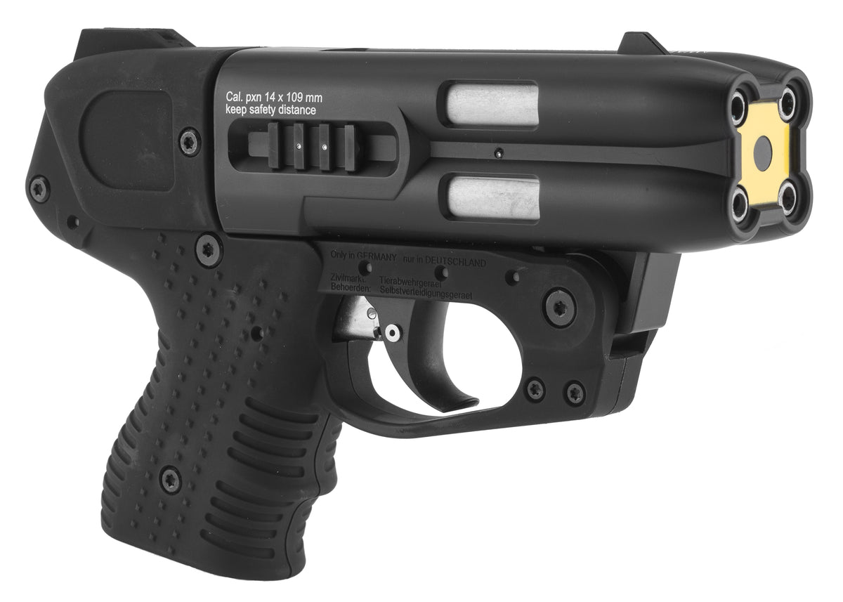 PIEXON JPX4 Compact pistolet lanceur poivre 4 coups noir + 4 cartouches