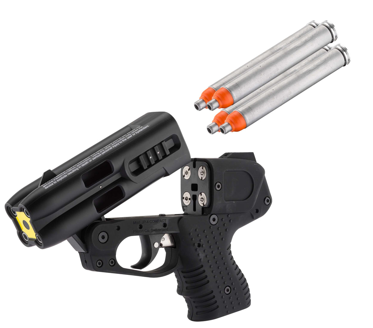 PIEXON JPX4 Compact pistolet lanceur poivre 4 coups noir + 4 cartouches