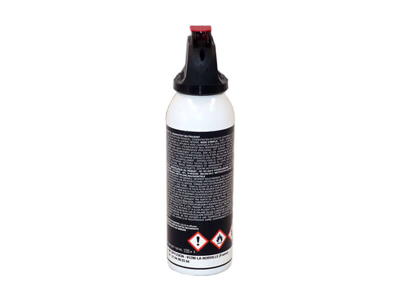 Aérosol de défense GAZ 100ML CS Accusol, spray de défense puissant et homogène, 100 ml, usage extérieur.
