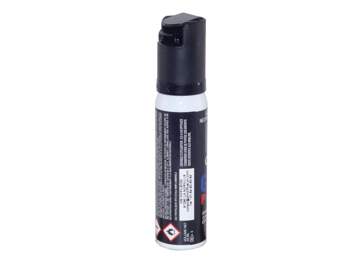 Aérosol de défense GEL 25ML poivre - spray gel poivré concentré pour défense personnelle.