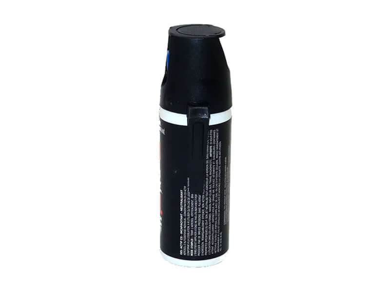 Aérosol de défense GEL 50ML CS, spray de défense personnelle compact et efficace en gel.