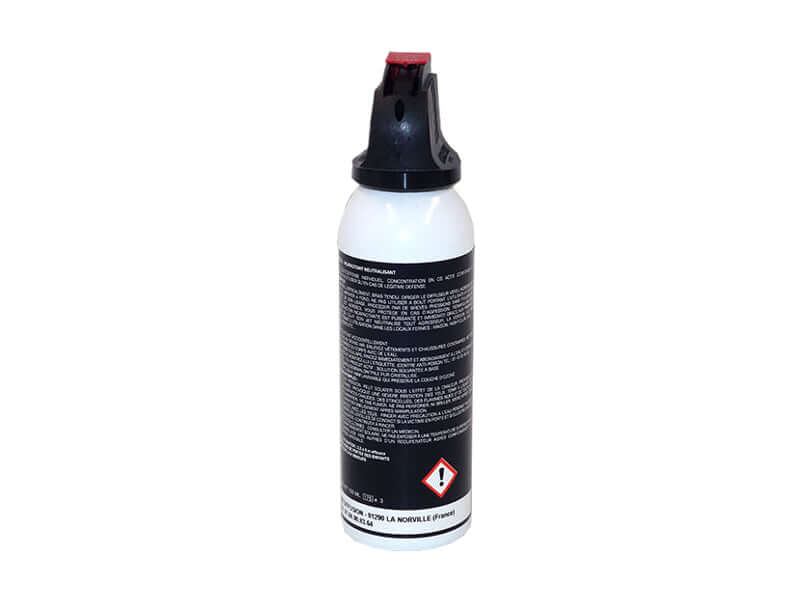 Aérosol de défense GEL 100ML CS Accusol, spray de défense haute performance, conçu pour une diffusion précise.