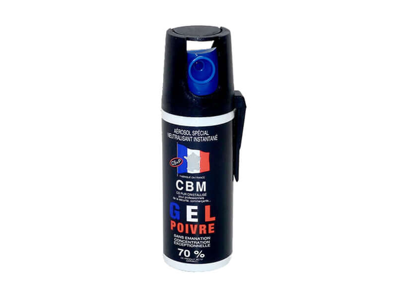 Aérosol de défense GEL 50ML OC Red Pepper - spray de gel poivré, 50 ml, pour défense personnelle en milieu urbain.