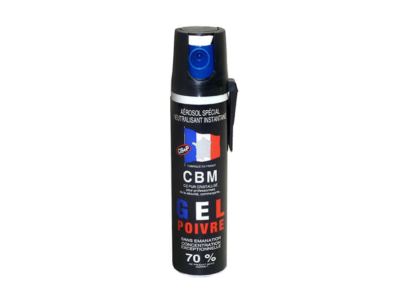 Aérosol de défense GEL 75ML OC Red Pepper en spray, puissant et efficace pour la défense personnelle.