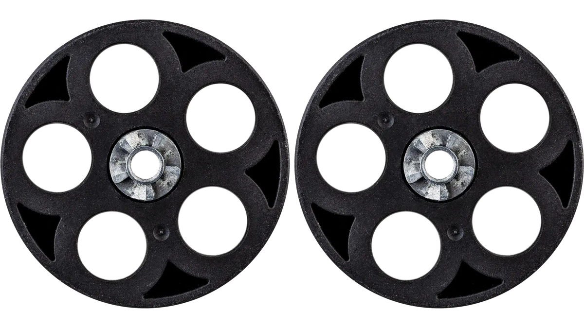 BARILLET T4E TR68 CAL 68 X2 - Lot de 2 barillets de rechange pour revolver T4E TR68 en polymère robuste.
