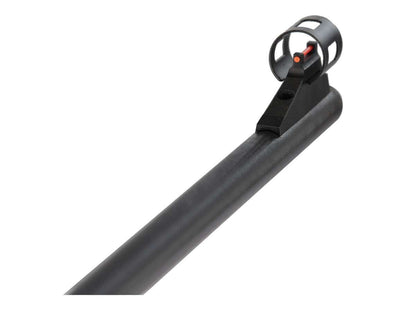 Beeman Carabine BAY CAT 4.5mm Break barrel Synthétique 16J vue du canon avec hausse.