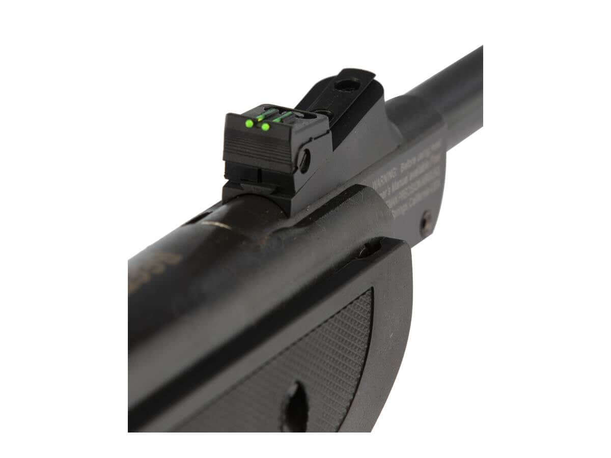Beeman Carabine BAY CAT 4.5mm Break barrel Synthétique 16J view of green sight on barrel