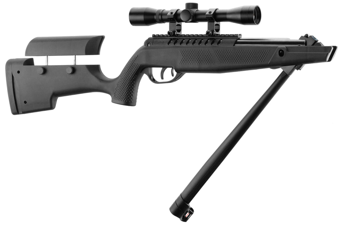 BLACKOPS Benning Carabine 4.5mm(.177) Noir 16J + Lunette 4x32, carabine à air comprimé avec lunette de visée.