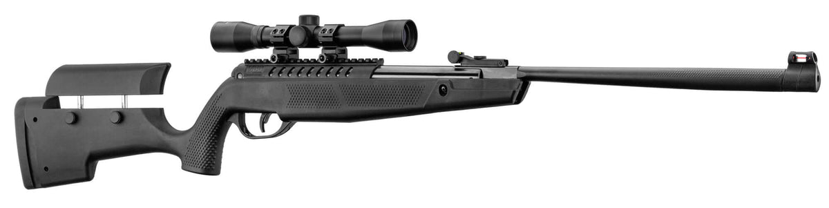 BLACKOPS Benning Carabine 4.5mm(.177) Noir 16J + Lunette 4x32 vue latérale du produit.