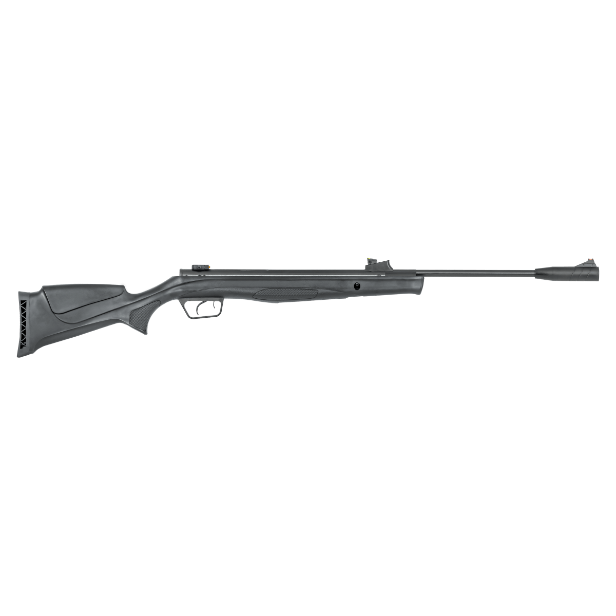 Carabine Umarex R-Force 19,9 J avec piston gaz, corps en synthétique, design ergonomique pour tir de loisir.