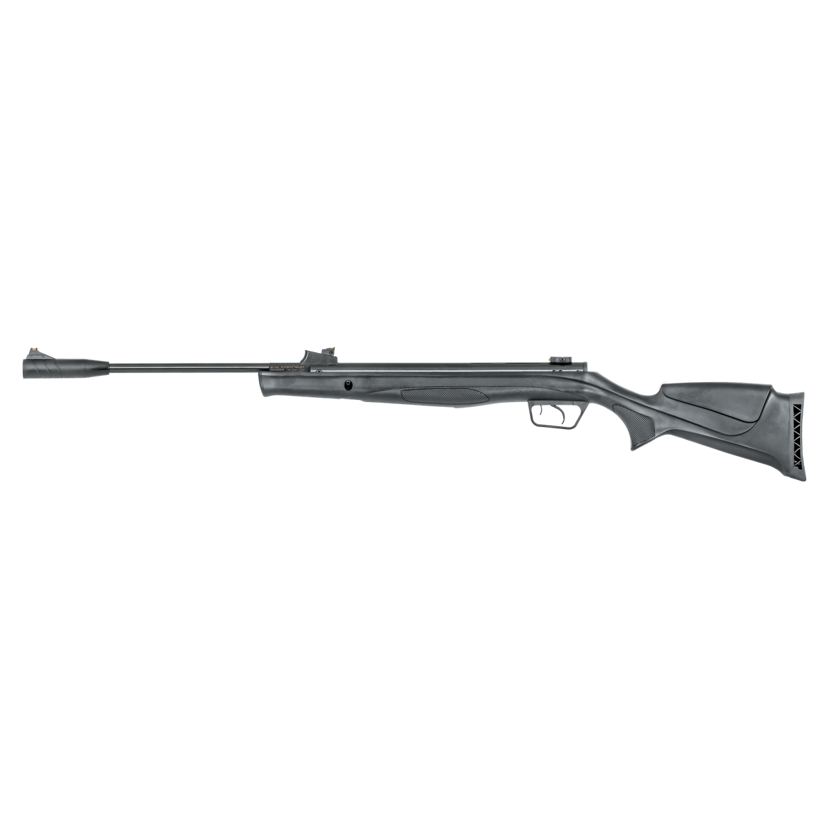 carabine Umarex R-Force 19,9 J vue latérale, design moderne et ergonomique pour tir de loisir fiable.