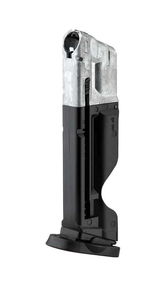 Chargeur M&P9c T4E M2.0 CAL 43 SMITH&WESSON pour répliques CO₂, équipement d'entraînement.