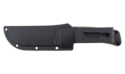 Couteau Lame fixe Stinger Mistral ST1 Lame 8cm avec étui vue de côté