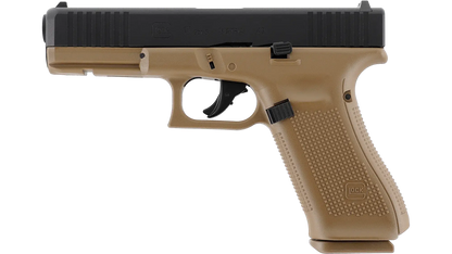 PIST GLOCK 17 GEN5 CAL 43 PAINTBALL T4E COYOTE - pistol in coyote color with tactical features