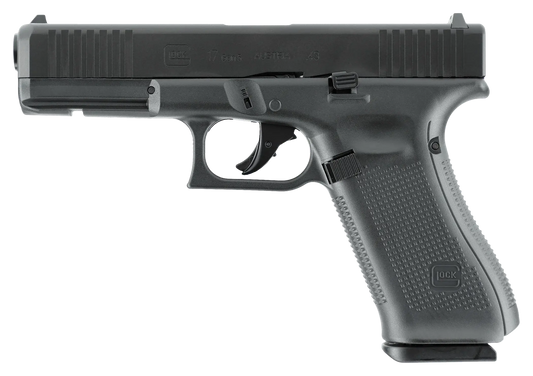 PIST GLOCK 17 GEN5 CAL 43 PAINTBALL T4E, réplique d'entraînement CO₂, calibre .43, arme de défense.