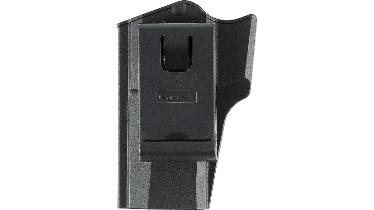 HOLSTER PADDLE POLYMERE RETENTION BOUTON T4E HDP 50 - Holster en polymère pour pistolet T4E HDP50 avec fixation paddle.