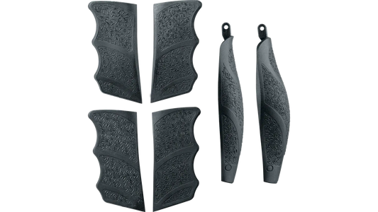 KIT DOS DE POIGNEE + PLAQUETTES DE CROSSE TAILLE S, L POUR SFP9 T4E HECKLER & KO - Plaquettes latérales en caoutchouc